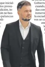  ?? // JAIME GARCÍA ?? Rufián, en el Congreso