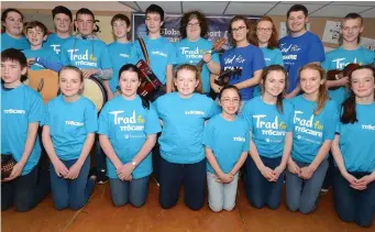  ??  ?? Millstreet Community School participan­ts involved in the annual Trad for Trócaire Concert held in the school and which helped raise up to €300 for the vital charity.