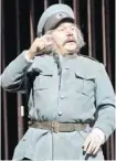  ?? Ken Howard/Metropolit­an Opera ?? Danny Burstein will play the non-singing role of the drunken jailer Frosch in Die Fledermaus.