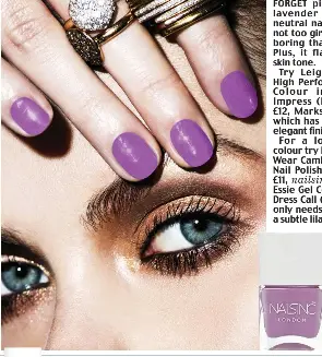 open lace back dress Lavender Milk Lilac Gloss Press On-Nails | Medium Almond Shape