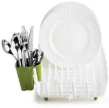  ??  ?? ILO Clam shell small dish drainer rack