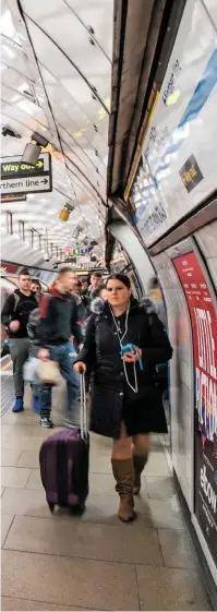  ?? BOSKETT/ RAIL. JACK ?? The Victoria Line has employed Automatic Train Operation technology since it opened in 1968. This has now been completely renewed by Siemens to facilitate an increased frequency of up to 36 trains per hour.