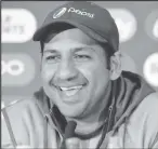  ??  ?? Sarfaraz Ahmed