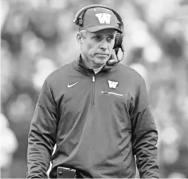  ?? JAMES SNOOK, USA TODAY SPORTS ?? Chris Petersen has gone 8-6, 7-6 and 12-1 in his three seasons as head coach at Washington.