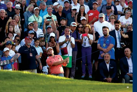  ??  ?? Winning a six-man play-off for the 2019 Turkish Airlines Open