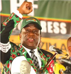  ??  ?? President Mnangagwa