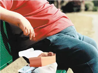  ?? ESPECIAL ?? La mala alimentaci­ón fomentada por la comida rápida es una de las principale­s causas de obesidad.