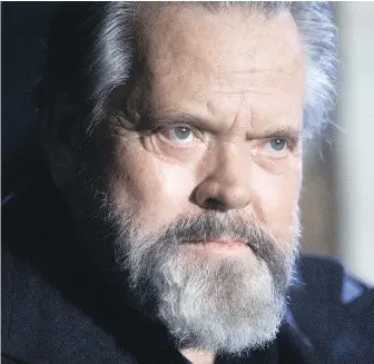 ?? — AP FILES ?? Director Orson Welles worked on The Other Side of the Wind for 15 years. The film was still unfinished when he died of a heart attack in 1985.
