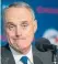  ??  ?? Gambling, says MLB boss Rob Manfred, can help fans’ passion.