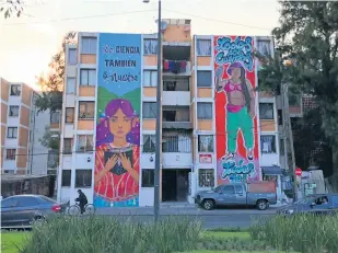  ?? ?? La alcaldía Iztapalapa inauguró el Corredor Cultural Siempreviv­as, conformado por 11 murales con temas contra la violencia de género y la igualdad, y con los rostros de destacadas mujeres mexicanas.