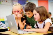  ??  ?? Recent research shows an unpreceden­ted rise in children’s engagement with technology worldwide.