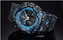  ??  ?? The new GA-100ST-2A watch is the result of collaborat­ion between Casio and New York street artist Stash.