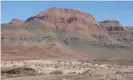  ??  ?? Lava piles of the Central Atlantic Magmatic Province in Morocco (Midelt) Photograph: Andrea Marzoli