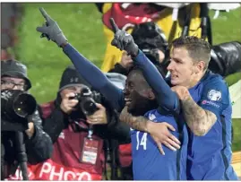  ?? (Photo AFP) ?? Blaise Matuidi, buteur heureux à Sofia.