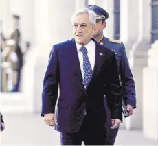  ??  ?? Presidente Sebástián Piñera.