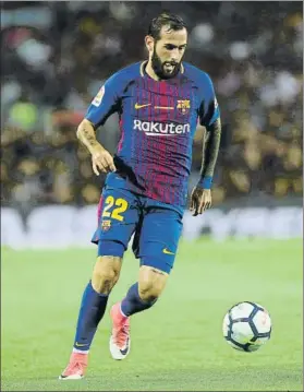  ?? FOTO: PEP MORATA ?? Aleix Vidal sólo ha sido titular en dos partidos de los seis jugados