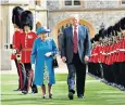  ??  ?? President Trump said there was ‘good chemistry’ between him and the Queen