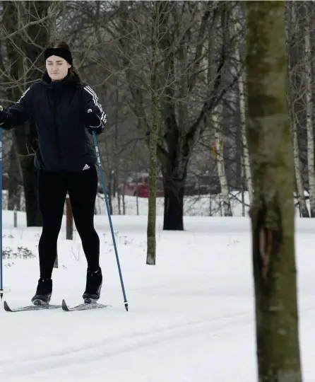  ?? FOTO: NIKLAS TALLQVIST ?? Hanse Workout där de försöker motivera föreningsm­edlemmar att motionera.