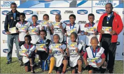  ??  ?? OFF TO NATIONALS: The Isaac Booi Senior Primary team will represent the Eastern Cape in the Danone Nations Cup U12 national finals in Boksburg this weekend