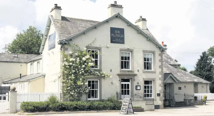  ??  ?? The Plough Inn at Lupton - a luxury bed and breakfast near Kirkby Lonsdale