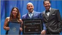  ?? COURTESY OF TEMECULA VALLEY CHAMBER OF COMMERCE ?? The Temecula Valley Chamber of Commerce honored Khashan Law Firm APC with the Sterling Business of the Year award at its annual awards gala April 2at Pechanga Resort Casino.