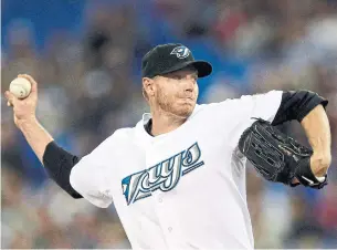  ?? NATHAN DENETTE THE CANADIAN PRESS FILE PHOTO ?? Roy Halladay, the former Blue Jays pitcher who died last November, will be on the ballot for the baseball hall of fame this year. He is joined by an eclectic cast of characters.