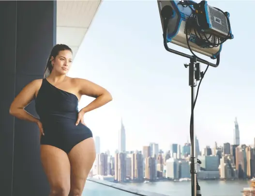  ?? ERIN BAIANO/ST. TROPEZ ?? Supermodel Ashley Graham reveals how to get a great tan without the sun, and shares a new product she believes will help produce a perfect glow.