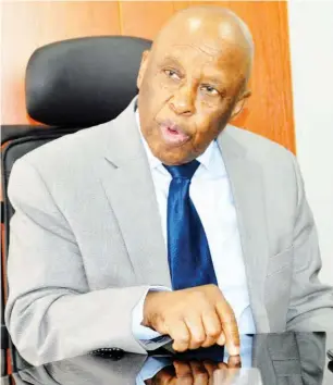  ??  ?? Former President Festus Mogae