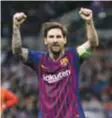  ?? | AP ?? Messi marcó su quinto gol en la presente temporada de la Champions League.
