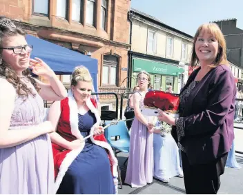  ??  ?? Gala day Kaitlyn Crawford was crowned Queen at last year’s Landemer Day celebratio­ns