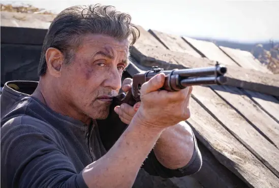  ?? Bild: Yana Blajeva ?? sylvester stallone återvänder i rollen som John rambo efter elva år.