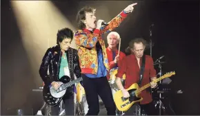  ?? Greg Allen / Associated Press ?? From left, Ronnie Wood, Mick Jagger, Charlie Watts and Keith Richards of the Rolling Stones are celebratin­g the 40th anniversar­y of their album “Tattoo You” with a remastered collection that includes nine previously unreleased tracks.