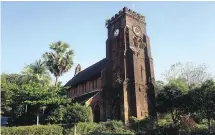  ??  ?? St. Matthew’s Anglican church is one of a number of Christian churches built in the 19th century in Mawlamyine. Although much in need of renovation, they remain places of worship today.