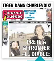 ??  ?? 2002 Gabrielle Lavallée, victime de Thériault, s’est opposée à sa libération conditionn­elle.