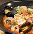  ??  ?? Italianni’s Seafood Stew