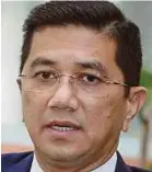  ??  ?? Datuk Seri Azmin Ali