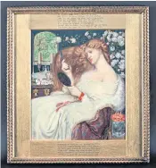  ??  ?? Dante Gabriel Rossetti’s seductive watercolou­r ‘Lady Lilth’ was one of the most profitable sales