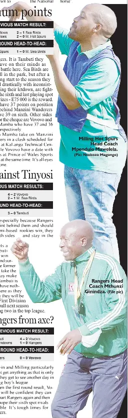 Dying horse’s hope in last kick ... as three teams in fierce relegation ...