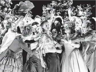  ?? Glyndebour­ne Production­s Ltd. ?? Houston Grand Opera’s “Saul” was high in camp but exhilarati­ng.