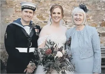  ??  ?? Mark and Emily with her mum Edith Cooke.