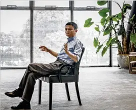  ?? QILAI SHEN / BLOOMBERG ?? Jack Ma, chairman of Alibaba Group, wasn’t just successful. He broke the mold for China’s business leaders, typically faceless chiefs running mammoth state-owned enterprise­s like PetroChina and China Mobile.