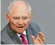  ?? Foto: Bernd von Jutrczenka, dpa ?? Seit 1972 im Bundestag: Wolfgang Schäuble.