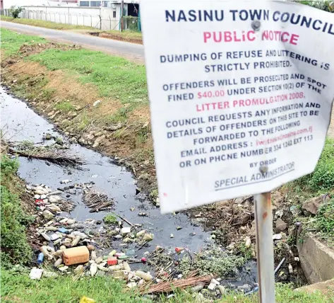  ?? Photo: Vilimoni Vaganalau ?? A two-pronged attack of enforcemen­t and recycling will do great wonders to our environmen­t and promote a healthy Fiji.