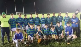  ??  ?? North Wicklow Gaels, Under-15 ‘B’ hurling championsh­ip winners.