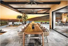  ?? COURTESY PHOTO ?? Homes at One Oak in Encinitas come with ocean as well as backcountr­y views.