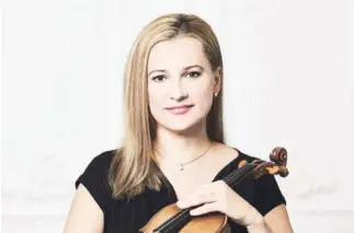  ?? ?? Violinisti­n Maria Solozobova