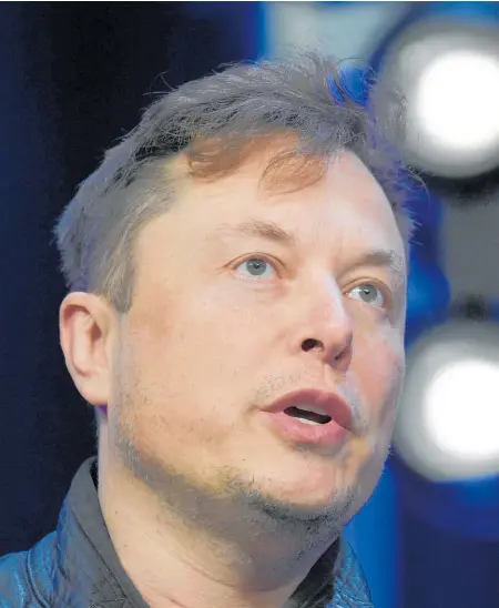  ?? ?? Elon Musk is making a bid to take over social media company Twitter.