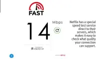  ??  ?? Netflix has a special speed test service direct to their servers, which makes it easy to check what quality your connection can support.