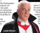  ??  ?? Leslie Nielsen