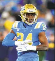  ?? Jae C. Hong Associated Press ?? AFTER LOSING top tackler Qwuantrezz Knight, the Bruins anxiously wait on test results for others.